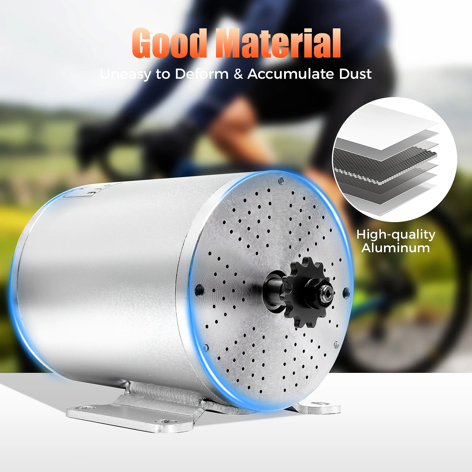 Electric Brushless DC Motor Complete Kit 60V 2000W 4300RPM High-Speed Motor with Controller Battery Throttle Electric Scooter Bicycle Motorcycle Tricycle E-Bikes Mid Drive DIY Part (60V 2000W)