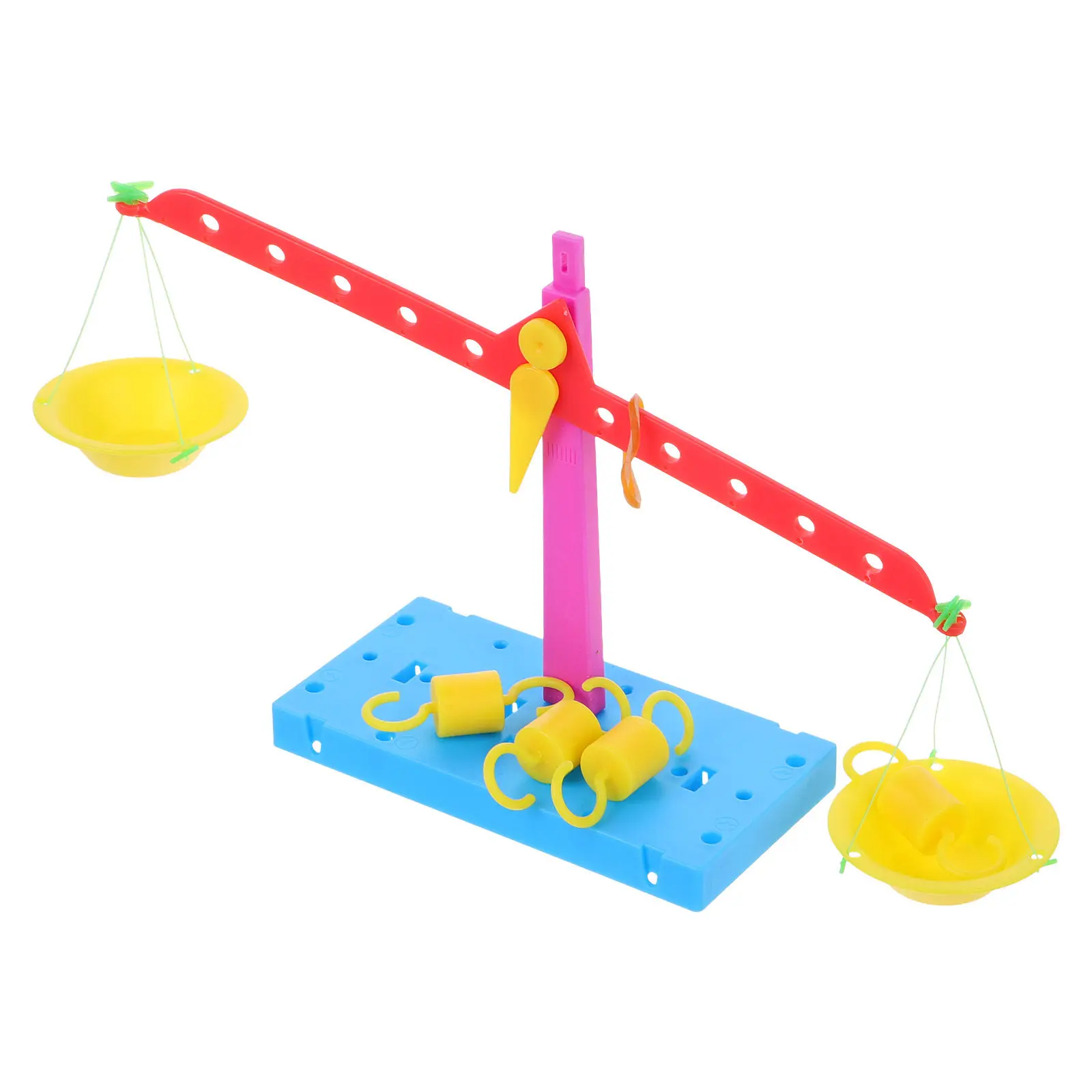 

1Set DIY Experimental Lever Balance Educational Kit for Kids Science Learning Physics Experiment Stem Teaching Material