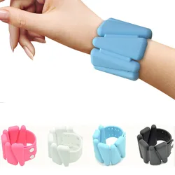 900g Silicone Weighted Ankle Weights Adjustable Wrist Weights Bracelet Fitness Sport Yoga Strength Training Pesas Para Muñeca