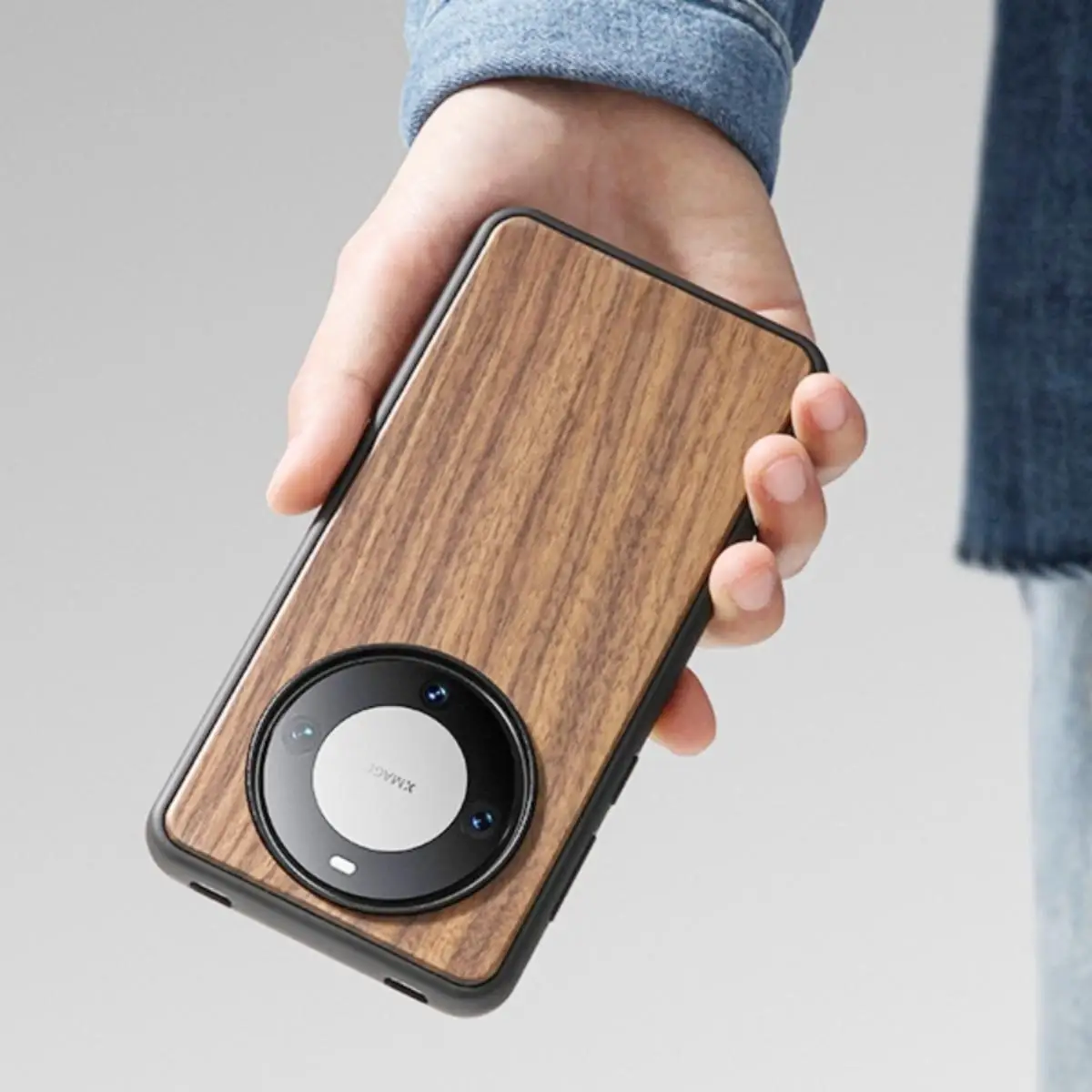 

New Walnut Wood Phone Case for Huawei Mate 60 / 60 Pro / Pro+ Full Protection Shockproof Cover