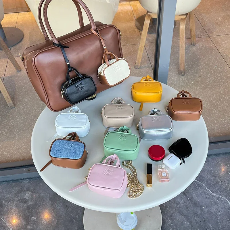 Super Cute Mini Briefcase Small Square Bag New Portable Crossbody Red Envelope Bag Hang Multicolor Optional Fashion Coin Purse