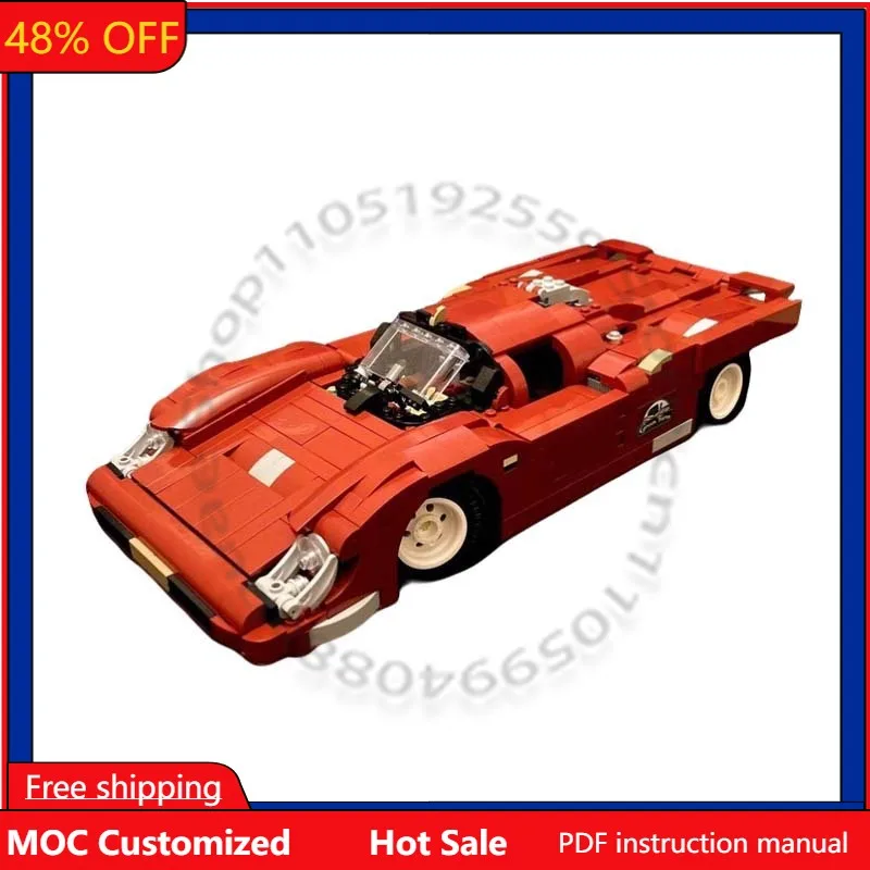 

964 детали, скоростной гиперкар, 512 MOC, модульный конструктор, популярная детская технологическая игрушка, DIY, для мальчиков, подарок