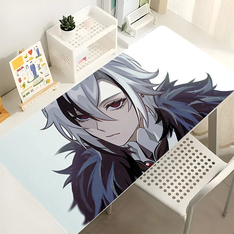 

Mousepad G-genshin Impact Arlecchino PC Accessories Gaming Mouse Pad HD Non-slip Keyboard Pad Large Extended Pad Rubber Desk Mat