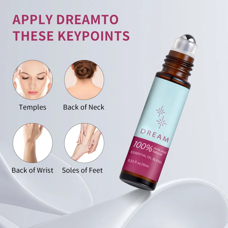 

Эфирное масло-роллер для ухода за телом: снимает усталость, улучшает сон. Смесь эфирных масел.