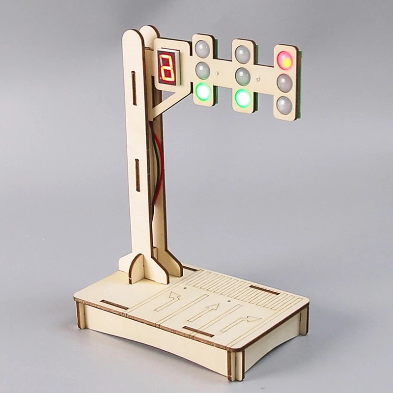 Stimulating Education with DIY Science Traffic Lights - Kids Assembled Toy Model Kit