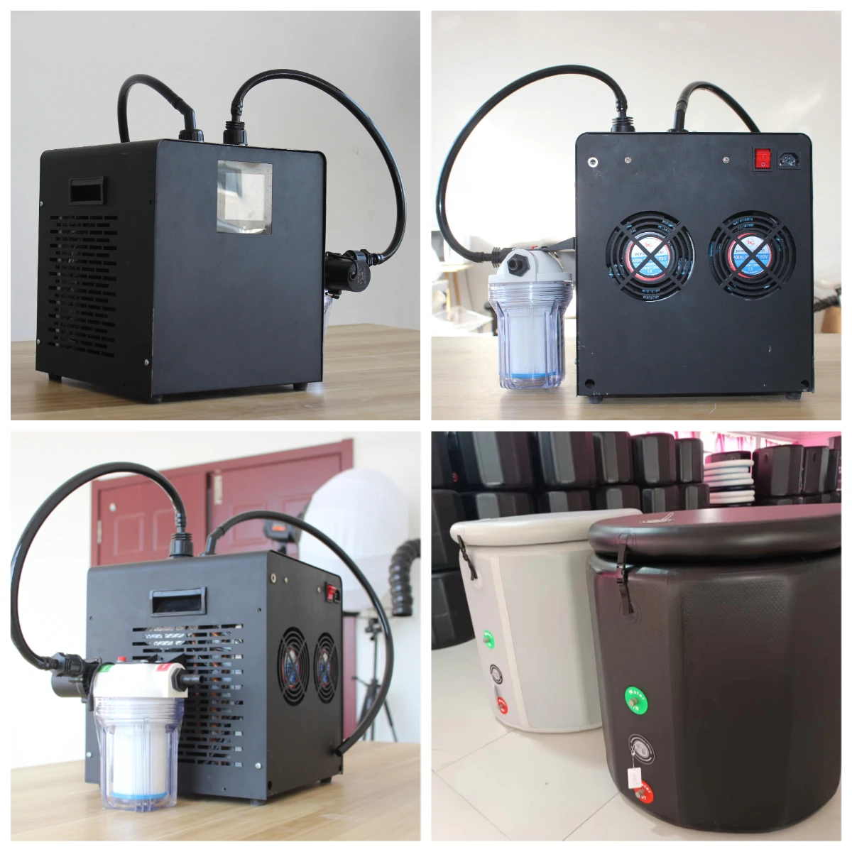 

1/3HP Cold Plunge Tub with Chiller, Filter & Ozone, Ice Bath Chiller Unit