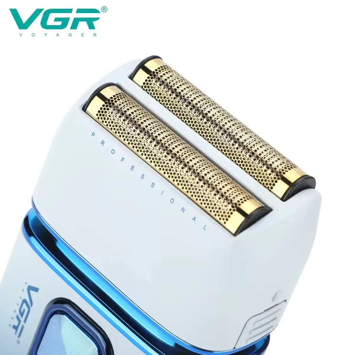 

VGR Профессиональная электробритва для бороды для мужчин, USB перезаряжаемая моющаяся электрическая бритва, машина для бритья лысины