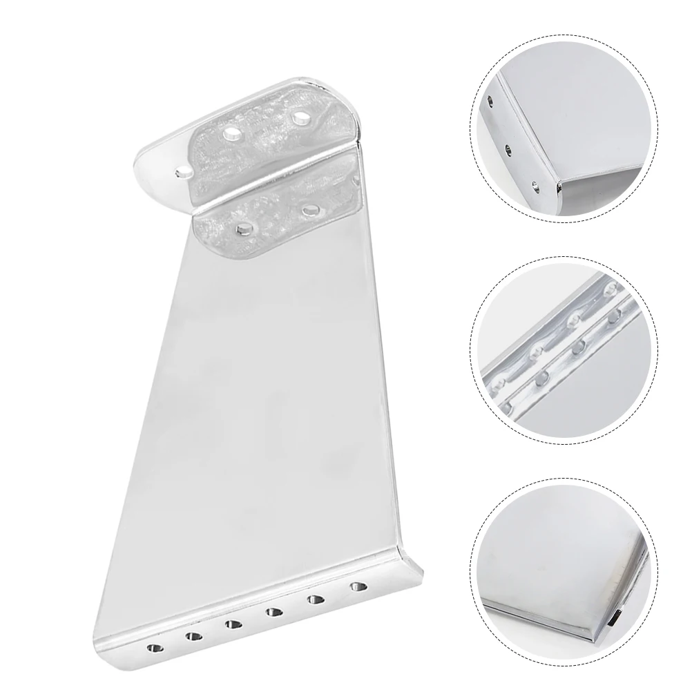 

Stylish 6 String Guitar Tailpiece Jazz Electric Replacement Part Metal Bridge Resonator Accessories Durable Fast Install