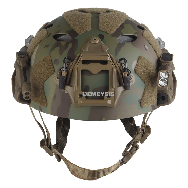 Casco táctico Modular ARC Rail con luz LED señal – Airsoft combate - imagen 4