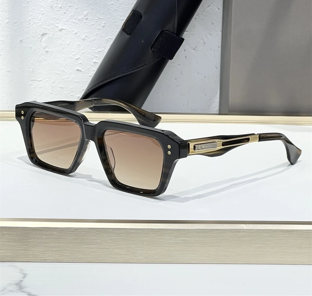 Gafas de sol al aire libre populares de acetato grueso rectangulares de negocios DTX459 DETRON marca diseñador lentes de sol mujer gafas de sol para hombres