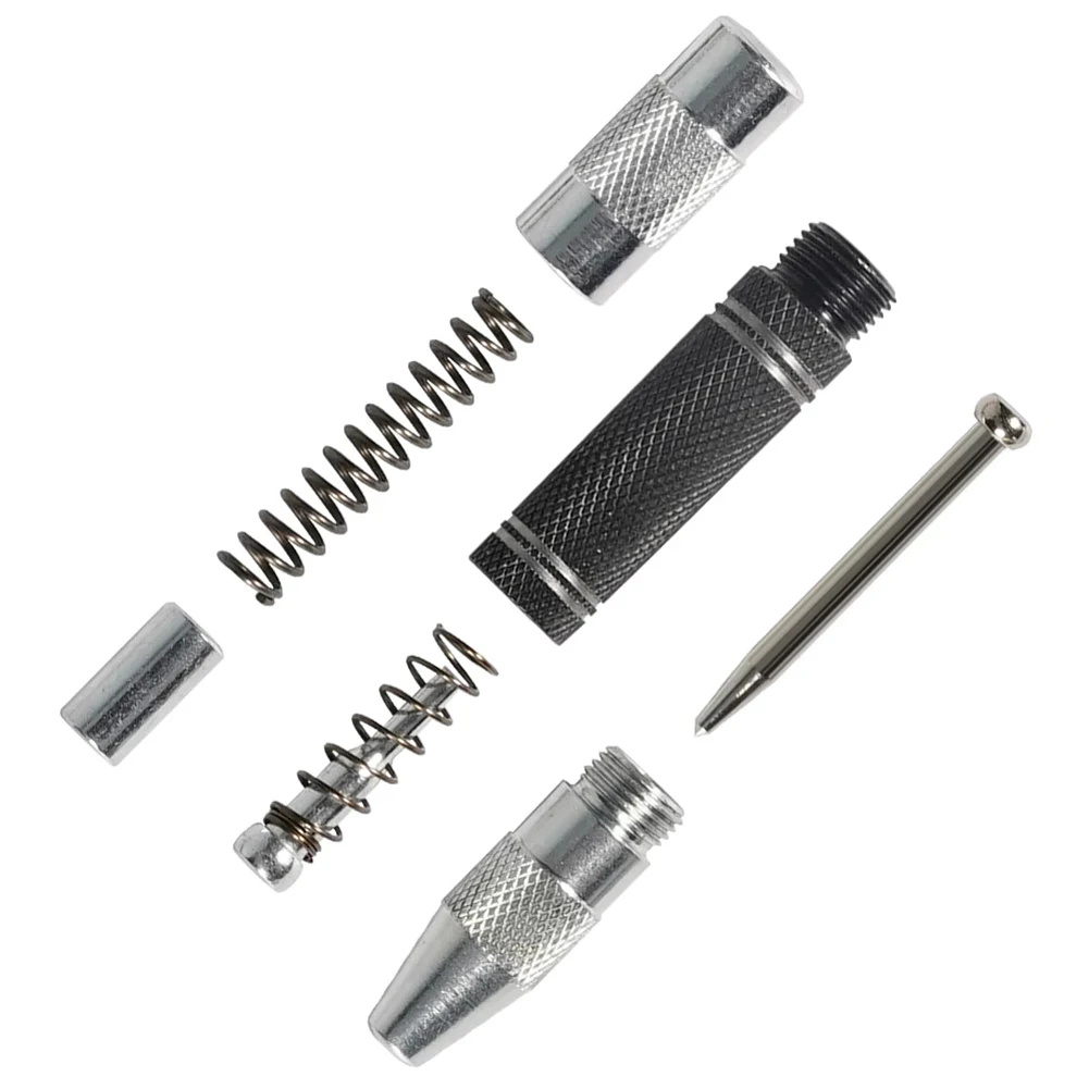 Tools Center Punch Automatic 12mm 4mm Black High Carbon Steel Automatic Center Punch Loaded Marker Press Dent Drill