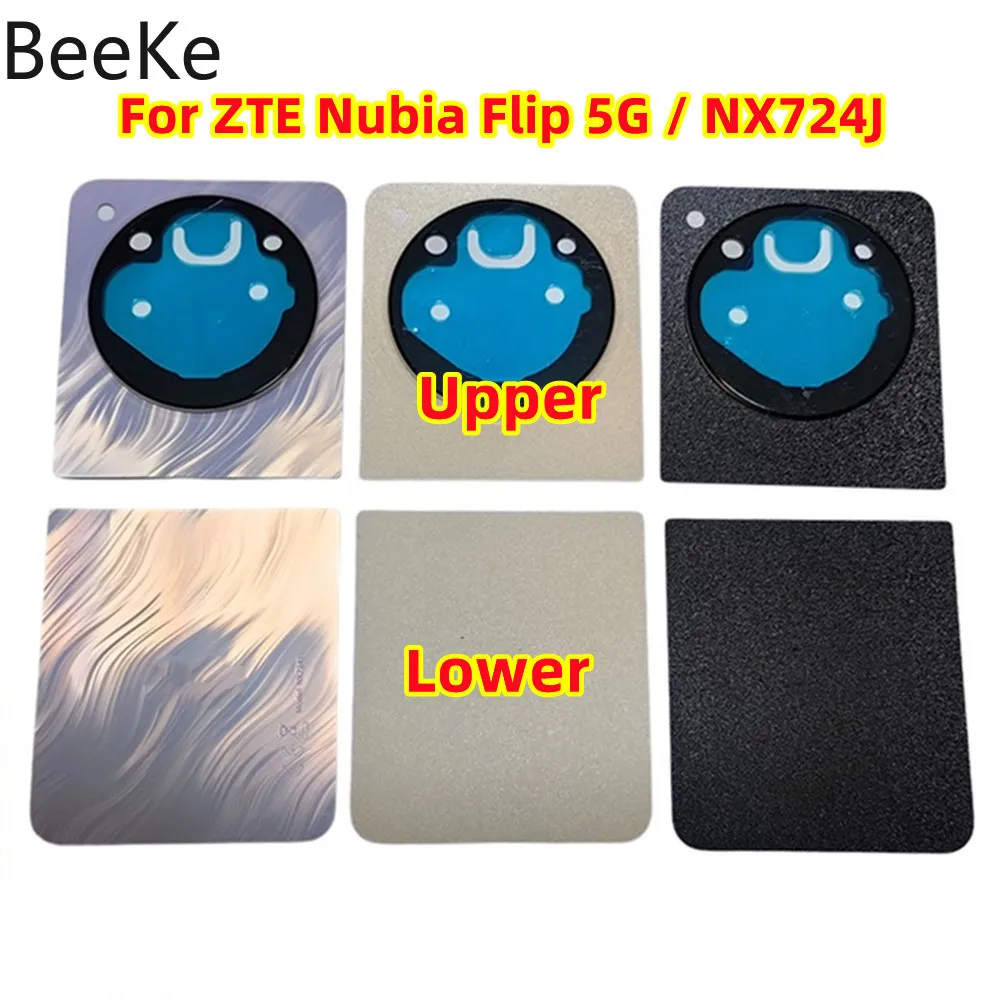 Repair Back Cover For ZTE Nubia Flip 5G NX724J Battery Glass Rear Door Lid Panel Shell Case Housing Replacement Parts