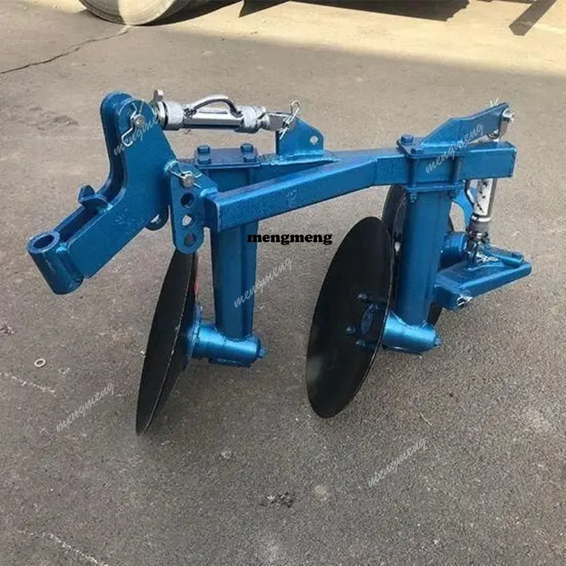 Hand-held tractor matching disc double-sided disc rake, groundbreaking deep turning plow