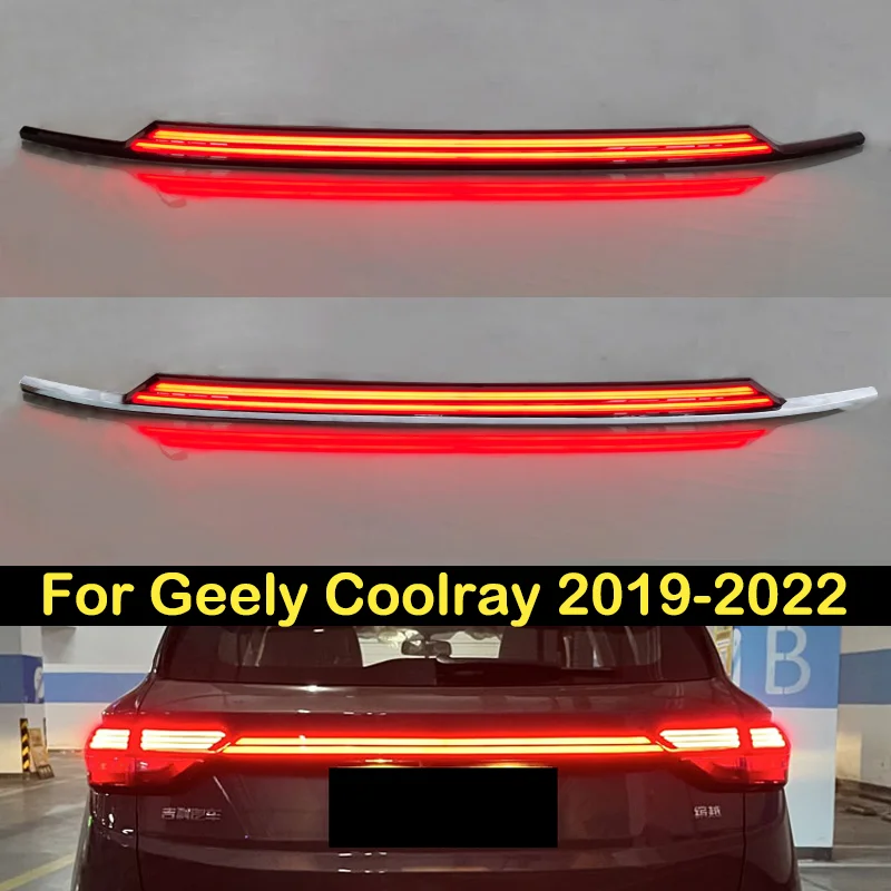 

DECHO LED For Geely Coolray Proton X50 2019-2022 Brake Light Rear bumper Taillights taillightlamp Brake Warning Dynamic lights