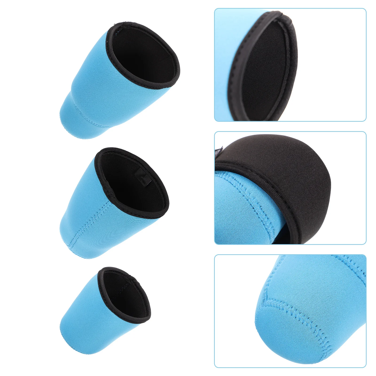 

3Pcs Cup Sleeves Reusable Durable Heat Resistant Coffee Cup Covers Portable Outdoor Camping Mug Sleeves Bottle Accessory