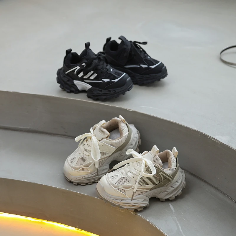 

Детские кроссовки 2025, новые дышащие кроссовки для бега для мальчиков, противоскользящая детская обувь, легкие теннисные детские универсальные кроссовки для девочек