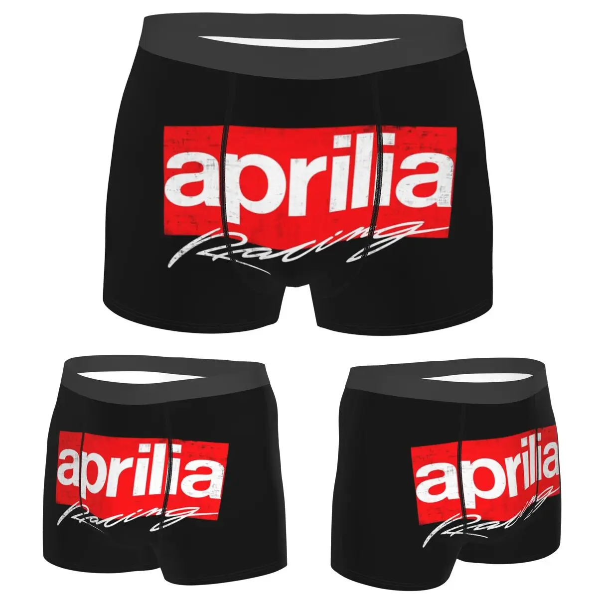 

Boxer Underpants Shorts Aprilia Racing Panties Men's Breathable Underwear for Homme Man Boyfriend Gift