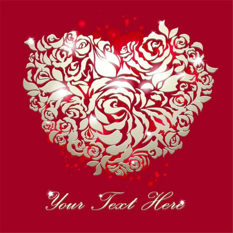 New 2023 Mother's Day Hot Foil Flower Heart Love Background Scrapbooking Frames Card Craft No Clear Stamps Metal Cutting Dies