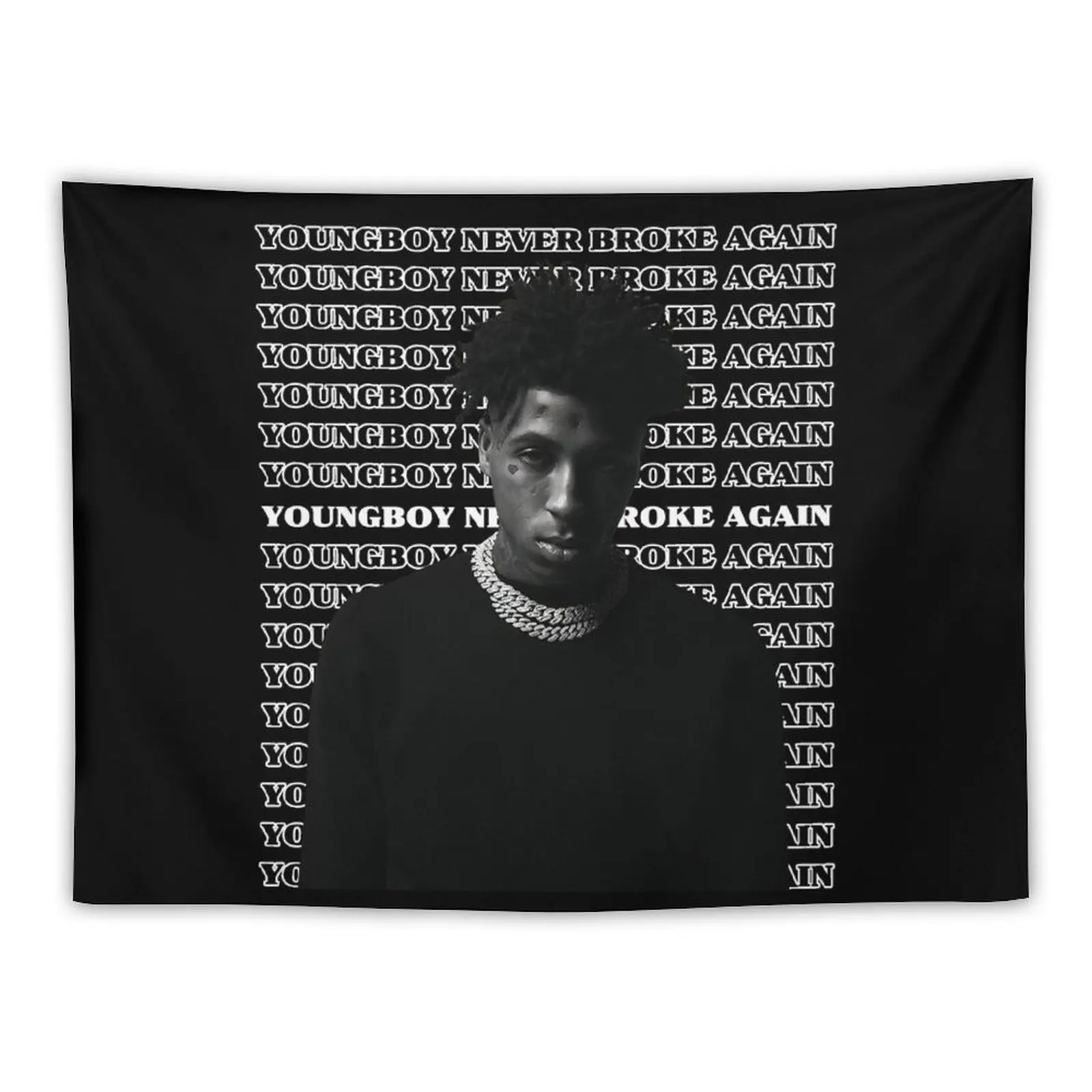 YOUNGBOY NEVER BROKE AGAIN Tapestry Wallpapers Home Decor House Decor