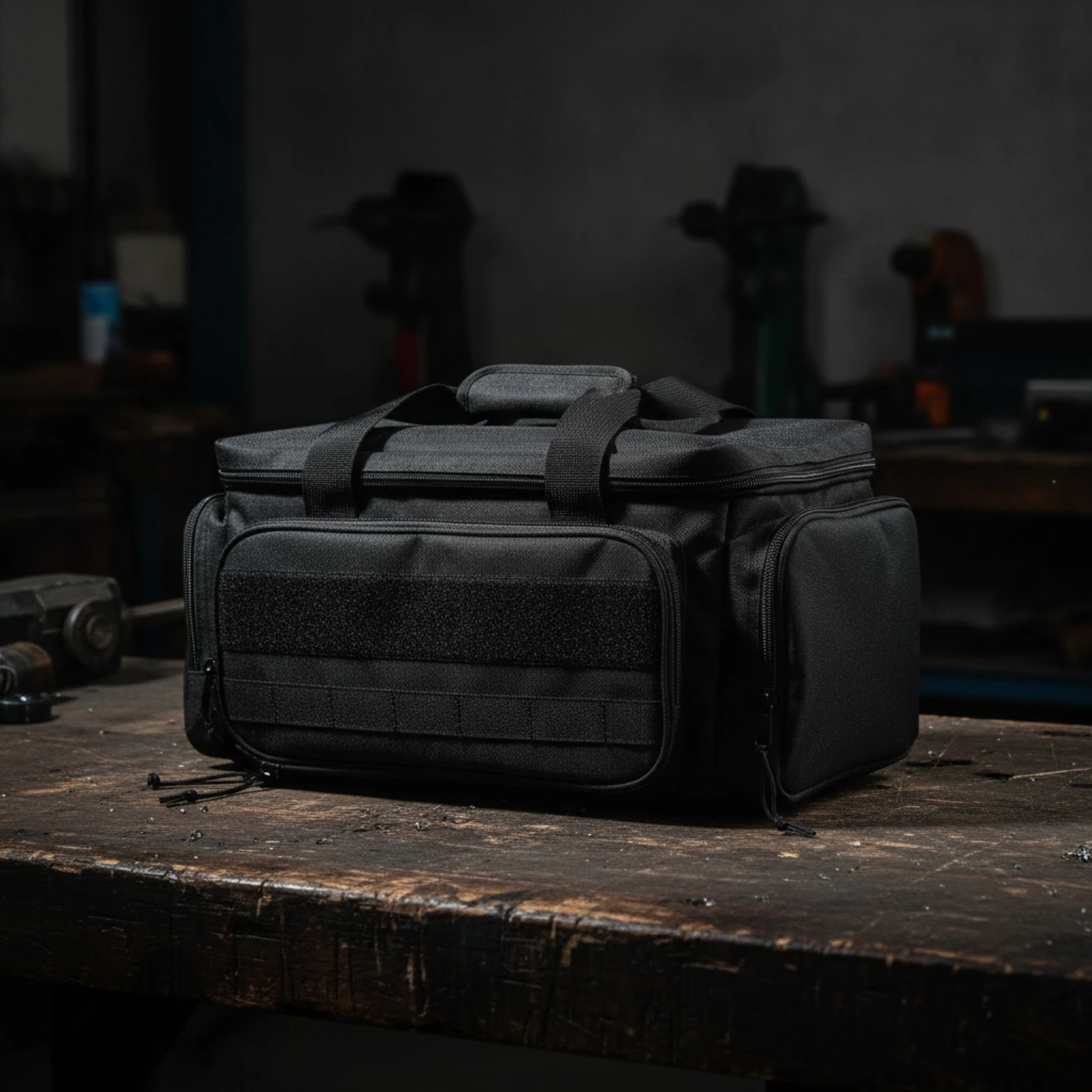 Tool Organizer Bag Compact Tool Storage Bag Long-Lasting Double Zipper for Electricians, Job Site, Workshop