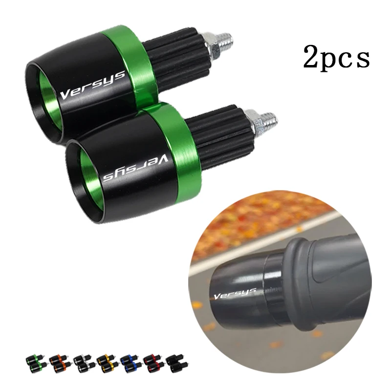 Motorcycle Handlebar Grips Bar Ends Cap 22mm Handle Counterweight Plug For Kawasaki VERSYS 1000 650 cc Versys650 cc VERSYS1000