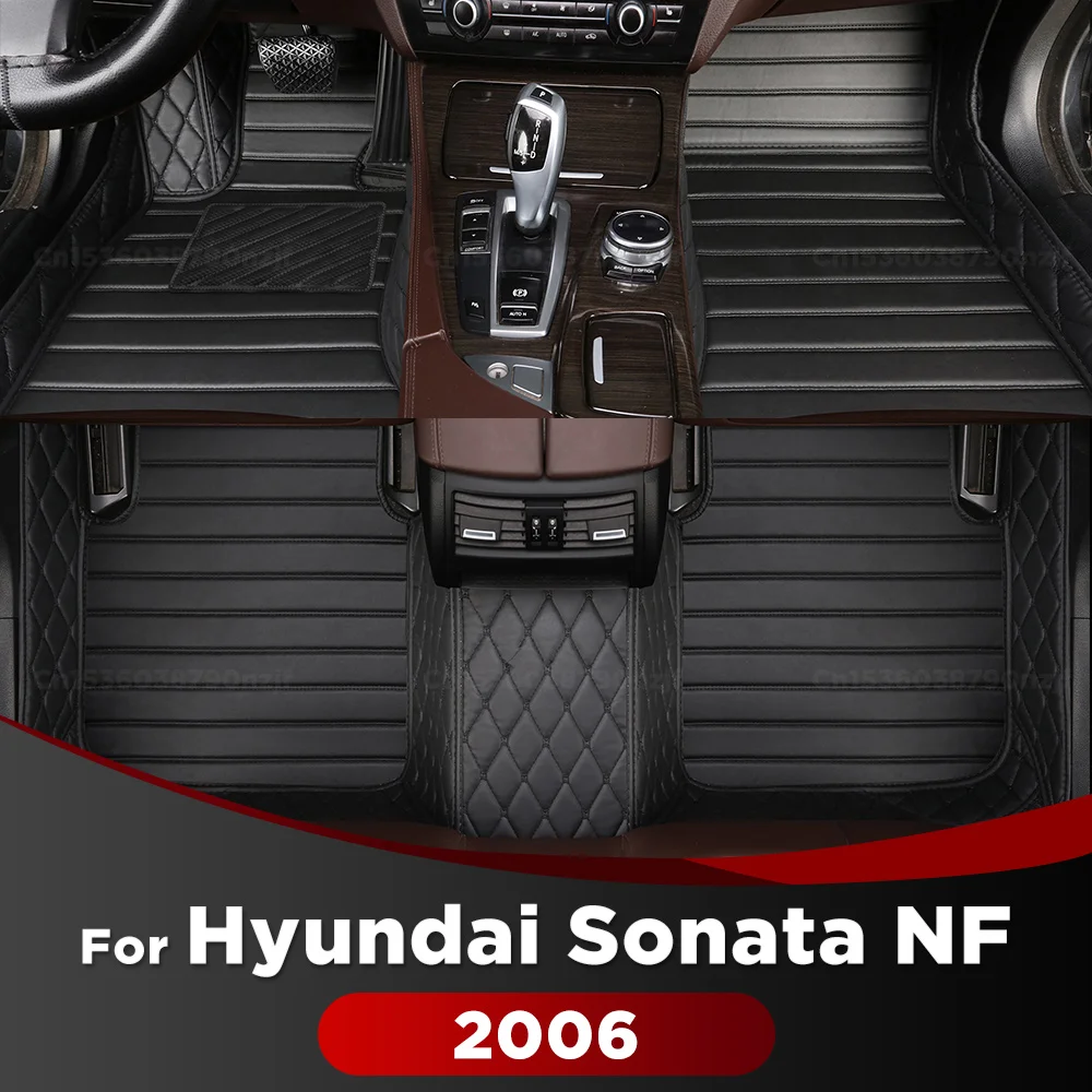 

Для Hyundai Sonata NF 2006, автомобильные коврики, изготовленные на заказ автомобильные подушечки для ног, автомобильный ковер, аксессуары для интерьера