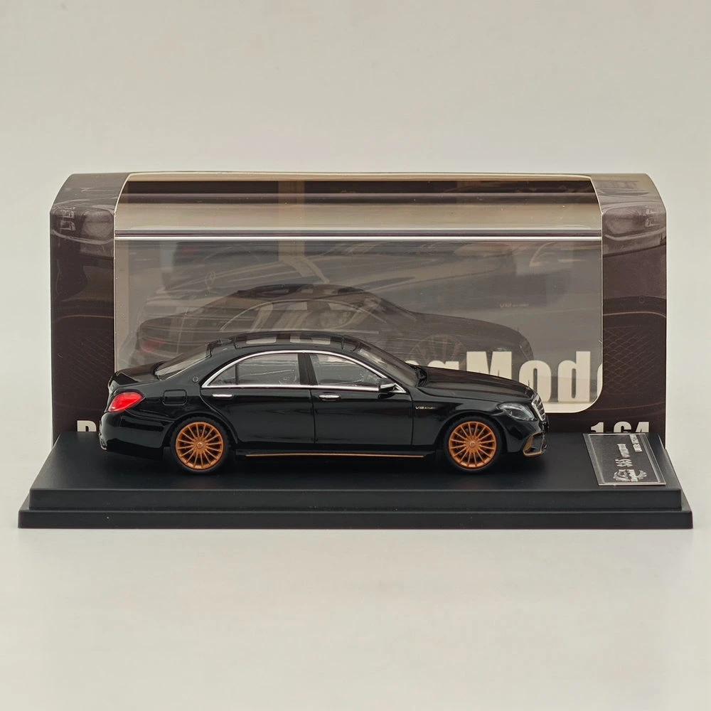 King Model 1:64 S65L W222 Sedan Final Edition Diecast Model Car Collection Auto Toys Gift Black