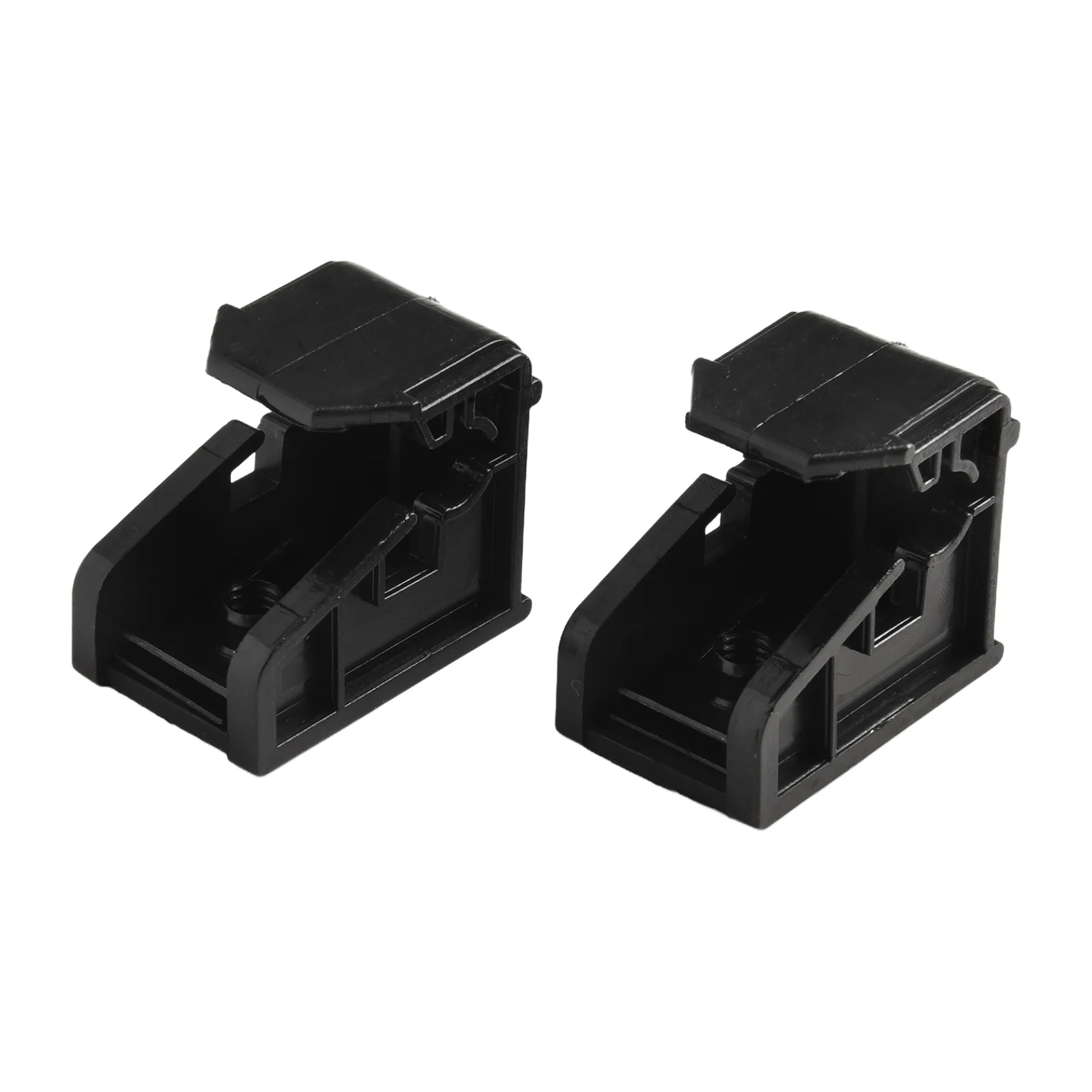 2 Set Plastic New Headlight-Repair-Kit Bracket Mount Clip Left & Right #6R0941511 Parts Accessories Black