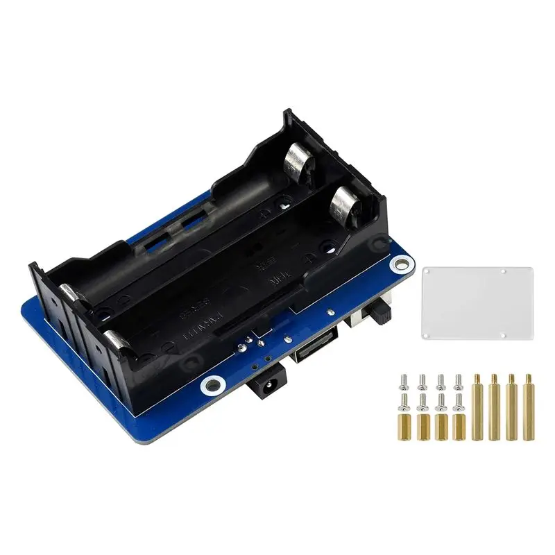New  5V Uninterruptible Power Supply UPS Module HAT Kit for RPI 3 3B Plus 4 Model B 4B EU Plug