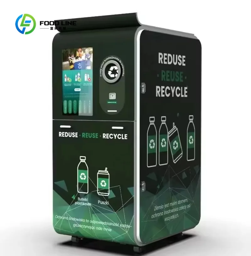 Customized Smart Reverse Vending Machine for Recycling PET Bottle, Can, Glass or Metal RVM Premium Quality