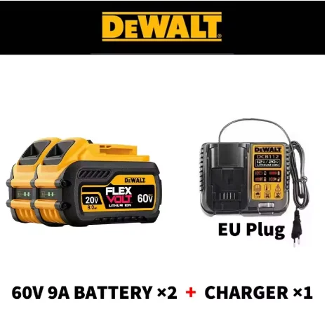 DeWALT Originele Batterij 20V/60V 6Ah 9Ah MAX FlexVolt voor DCB606 DCB205 DCB206 DCB209 DCB182 Power Too
