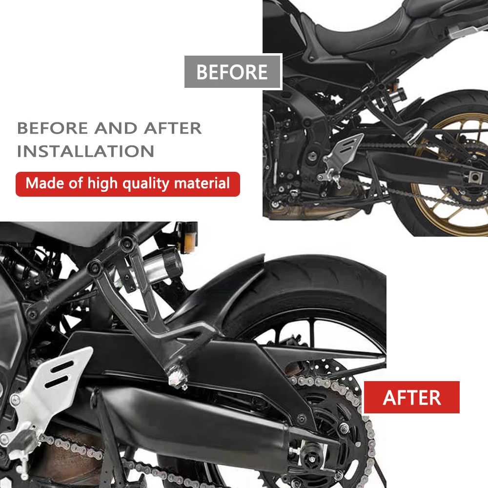 ل الراسم 9GT الراسم 9 2021 2022 2023 2024 2025 دراجة نارية الحاجز الخلفي قطعة من نسيج سبلاش الحرس عجلة المعانقة Mudflap #5