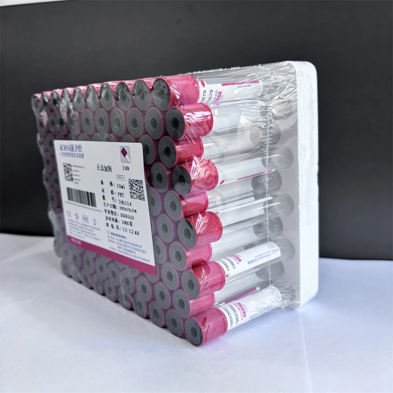 أنبوب جمع الدم العلوي الأحمر المعقم القابل للتصرف أنبوب عادي بدون أنبوب PRF منشط لاختبار المختبر أنبوب 5 مللي 10 مللي CGF