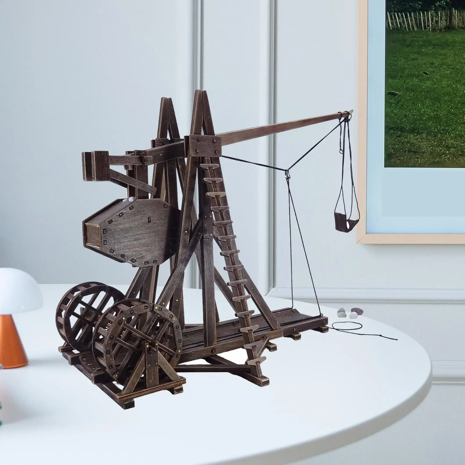 古代カタパルトモデルキット興味深い創造的な-3d-木製組み立ておもちゃ科学キット物理科学おもちゃ子供の誕生日プレゼント