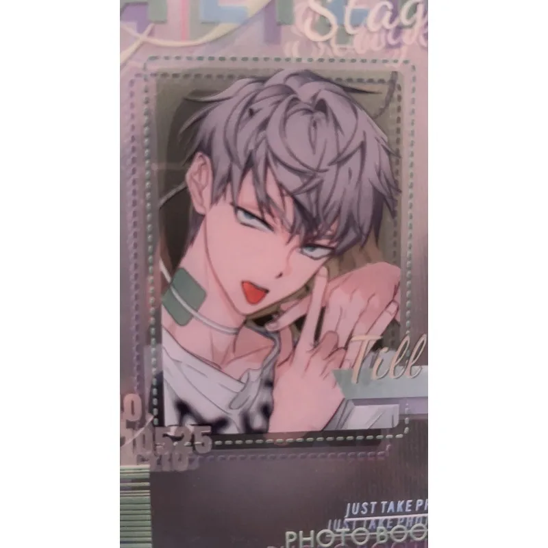 4 pçs/set bonito anime três-Polegada foto adereços diy dos desenhos animados pvc cartão transparente coleção cartão crianças presente