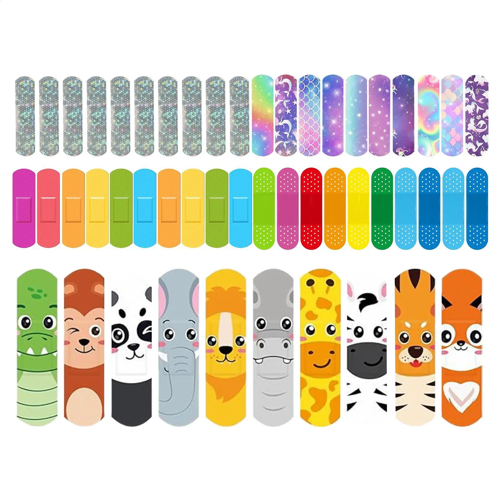 10pcs Per Set Cartoon Band Aid Sticking Plaster for Wound Dressing Patch Children Kids Woundplast Adhesive Bandages