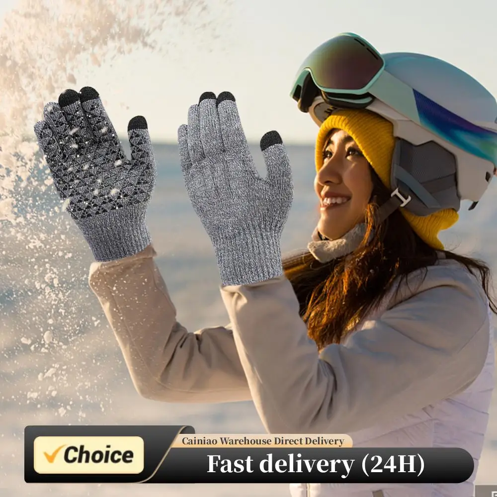 

Winter Warm Gloves Touch Screen Winter Snowboard Gloves Motorcycle Bicycle Gloves for Backpacking Mountaineering Riding Camping