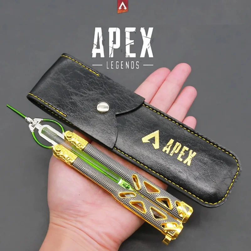 Apex pisau kupu-kupu warisan Octane anyam legenda Katana Model senjata permainan pembuka Leeter pedang injektor Stim cair