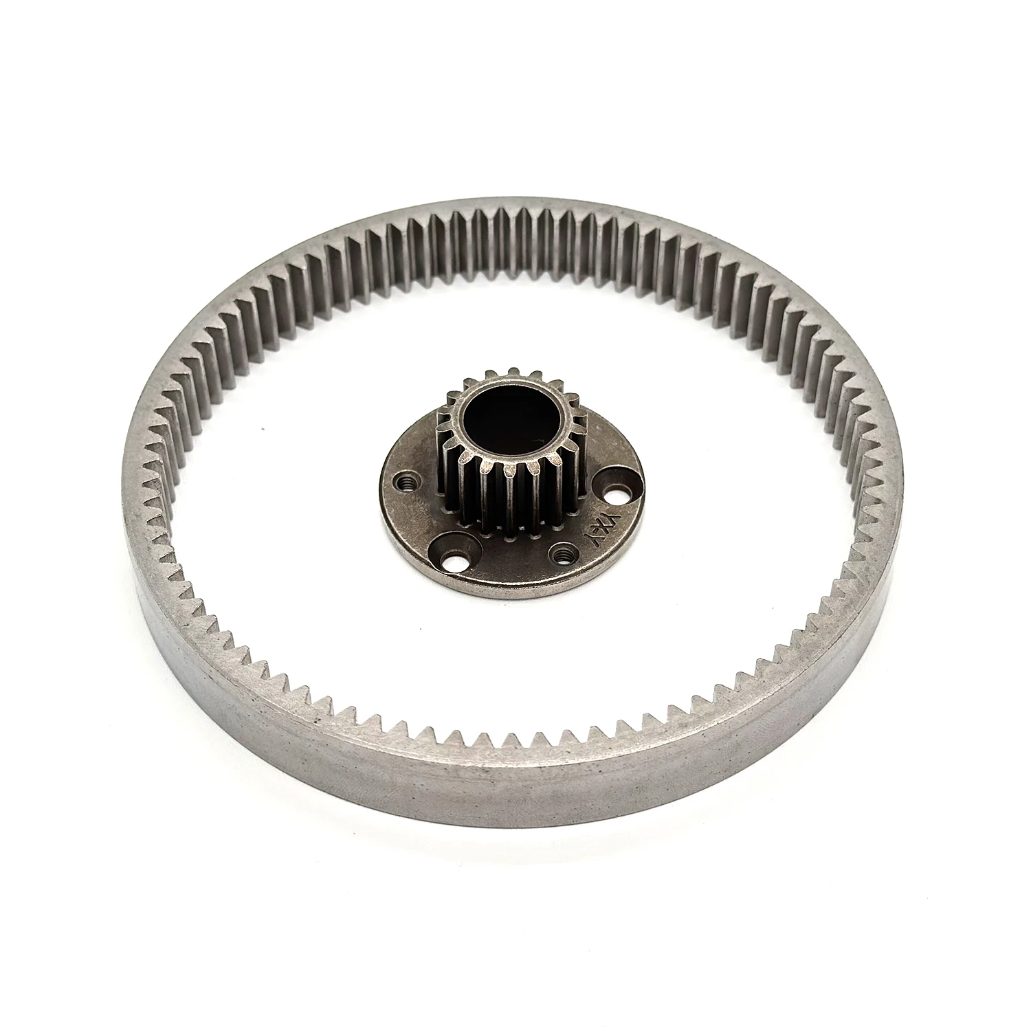 Electric Vehicle Motor Gear Ring Metal Pinions 90 Tooth Outer Diameter 124mm for Bafang Motor 36 Teeths Gears and 88mm Clutch