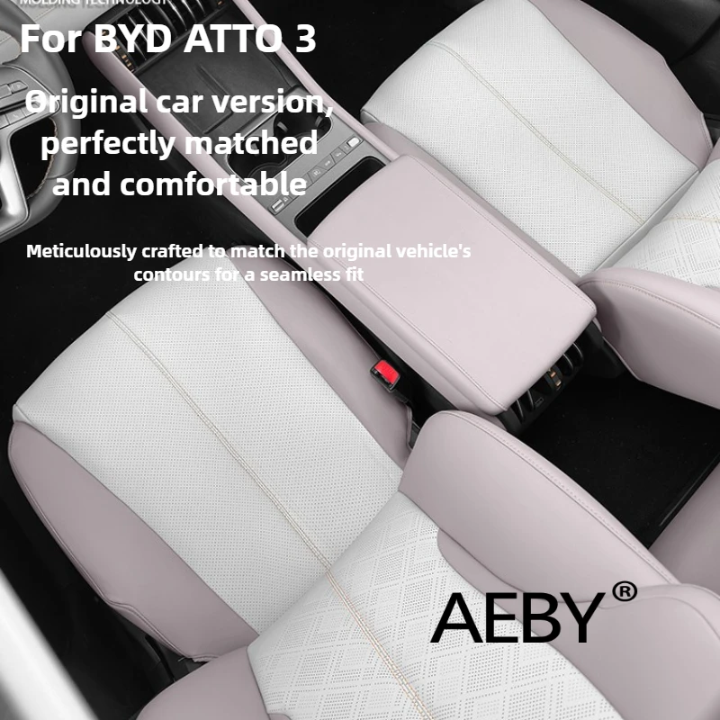 

AEBY For BYD ATTO 3 Smart Driving Edition 2022-2025 Full Cover Ventilated Set,All Season Breathable & Cool,Seat Covers