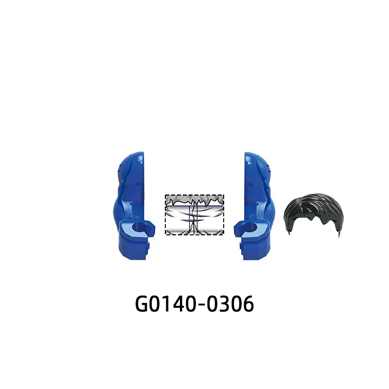 Le Action Figures Armi Pantaloni Parti di capelli Modello Blocchi MOC Mattoni Set Regali Giocattoli G0140