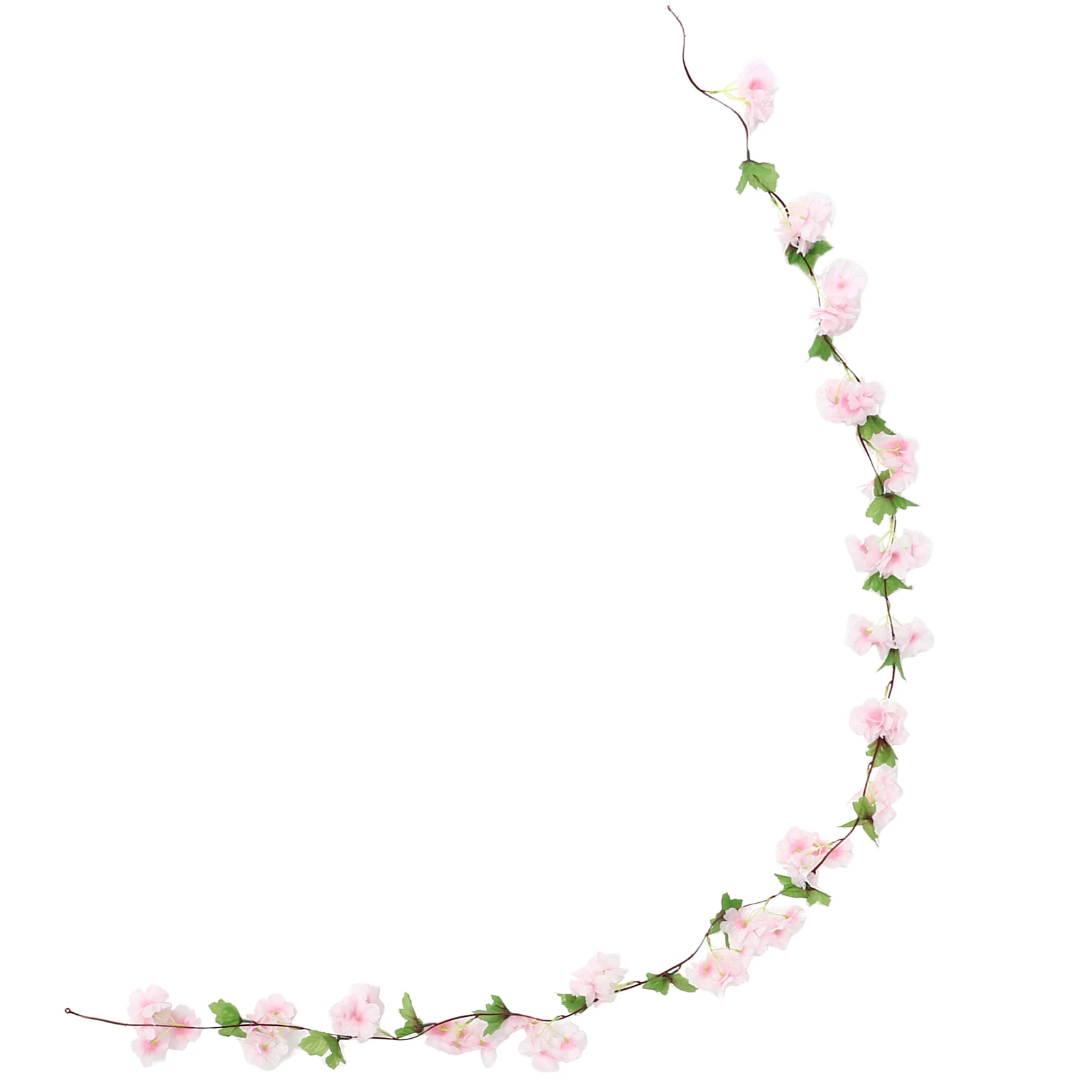 

Cherry Blossom Artificial Flower Vine Hanging Garland for Wedding Party Wall Door Home Decor Realistic Lifelong Floral Swag