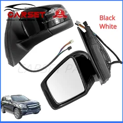 Black/White Rearview Mirror Left Right for Mercedes-Benz GLE W166 GLS X166,GL X166 2012-2019 1668100893 1668100793 1668100893