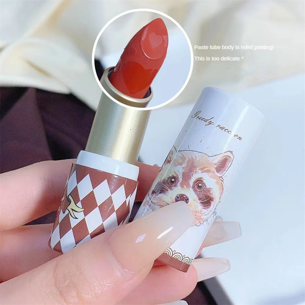 Lápiz labial mate de larga duración para mujer, cosméticos, no se decolora, Sexy, terciopelo rojo, resistente al agua