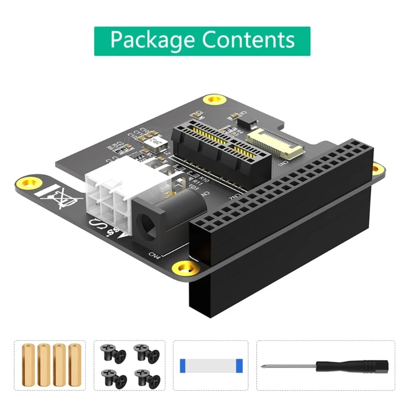 PCIE Adapter with FFC Cable 40Pin GPIO Header PCIe 1X Adapter Board Replace R58F