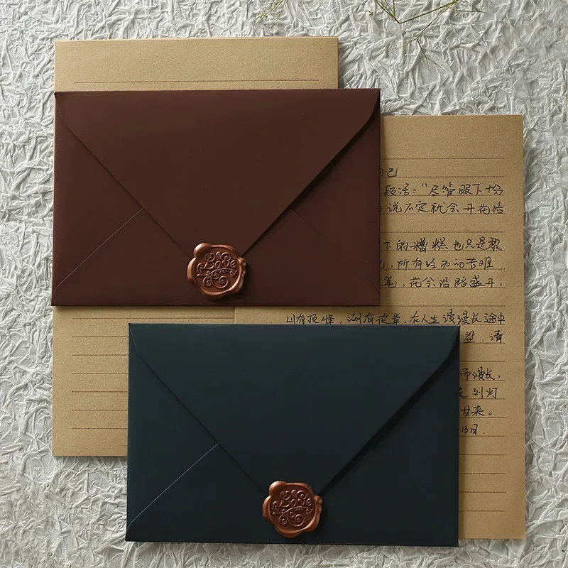 10pcs/lot Envelope 16.5x11cm Thickening 250g Kraft Paper Envelopes for Wedding Invitation Business Supplies Stationery Packing