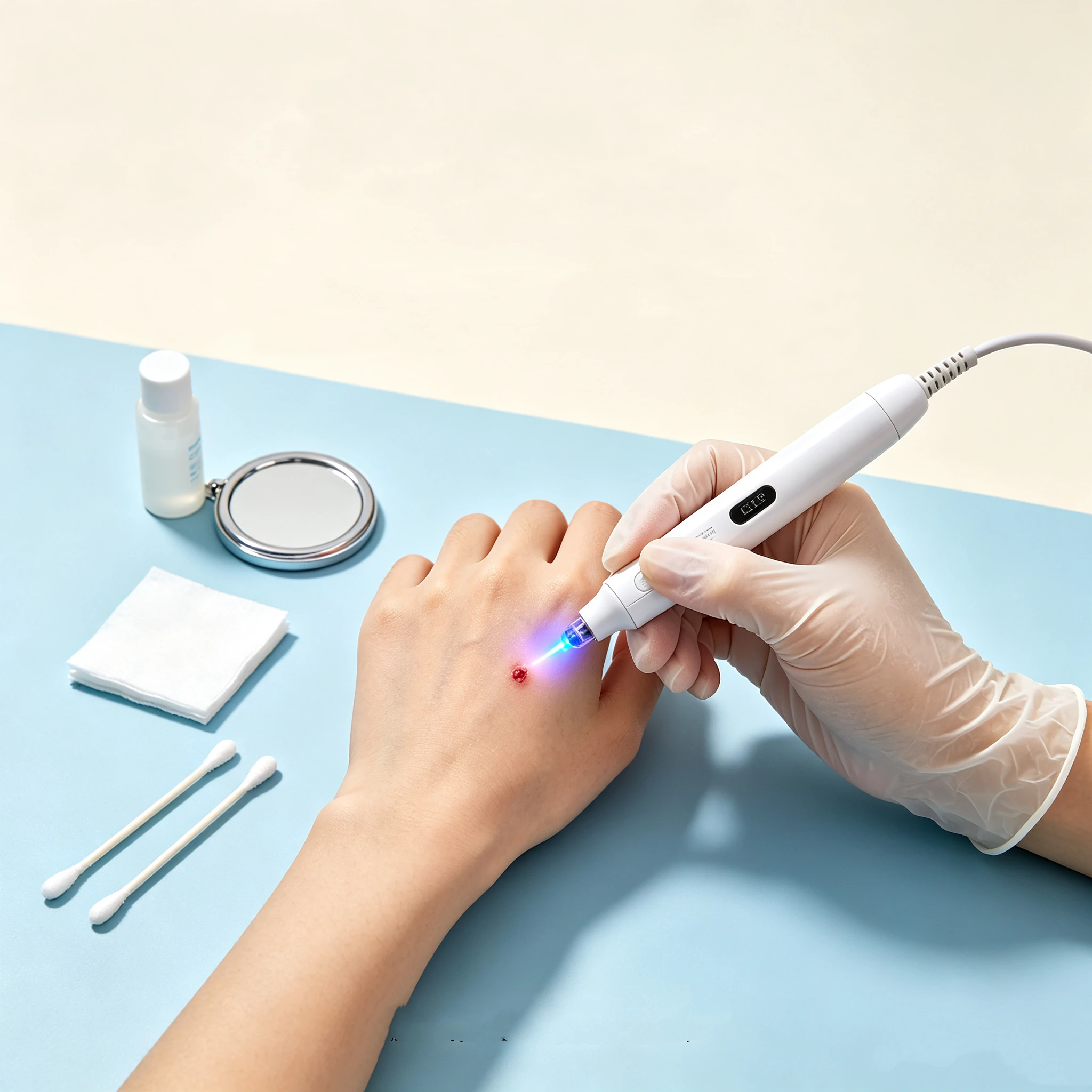 Rechargeable Electric Beauty Pen Adjustable Intensity Skin Care Tool for Tattoo Freckle Care
