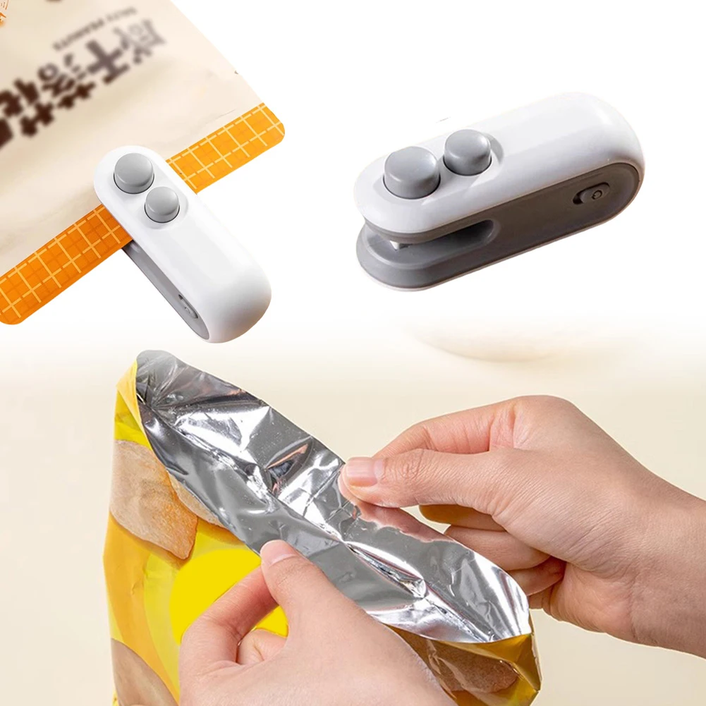 2 In 1 실러 커터 다기능 휴대용 열 진공 실러 휴대용 Resealer 기계 패키지 가방 비닐 봉투 용 실러