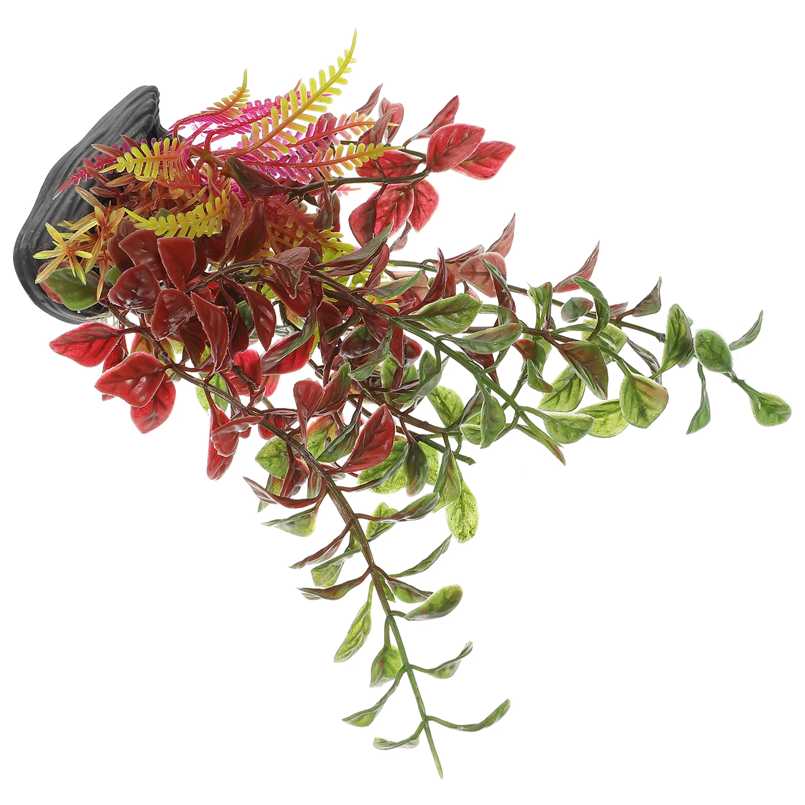 

Aquarium Plant Plastic Fake Plants for Fish Tank Decoration Aquatic Water Grass Artificial Pet Reptile Cage Accessory Safe