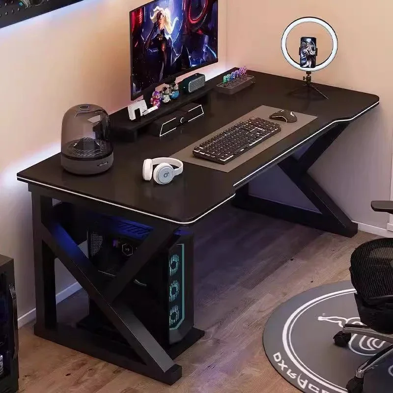 

Portable Table On Wheels Room Desks For Computers Monitor Arm Dual Height Adjustable Mesa Para Computador Office Accessories